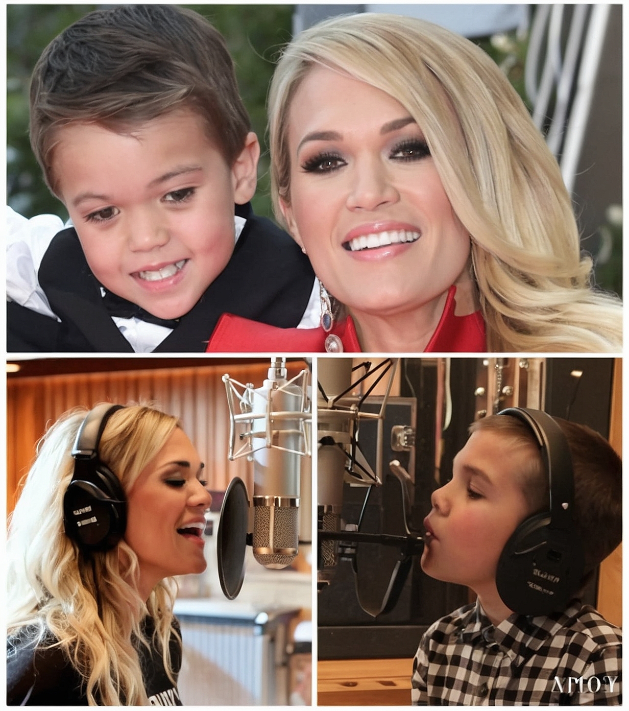 Carrie Underwood and Son Isaiah’s Heartfelt Duet of ‘Little Drummer Boy(02)
