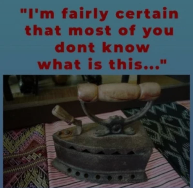 “I’m fairly certain that most of you are unfamiliar with this…”