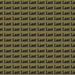 Optical Illusion: If You Have Hawk Eyes Find The Word Lost In 25 Secs