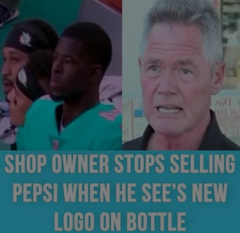 He removed all of the Pepsi from the store shelves