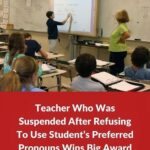 Teacher Stands Up for Student’s Pronoun Rights and Wins Prestigious Award