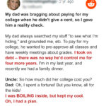 My Father Was Bragging about Paying for My College When He Did Not Give a Cent, So I Gave Him a Reality Check