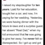 Story of the day – I Funded My Stepdaughter’s Wedding, But She..