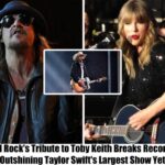 Breaking: Kid Rock’s Tribute to Toby Keith Breaks Records, Outshining Taylor Swift’s Largest Show Yet