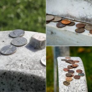 If you find a coin on the grave of a loved one, you should know what it means.