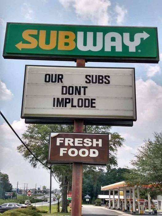 Subway Restaurant Criticized for ‘Poor Taste’ After Putting Titanic Joke on Sign