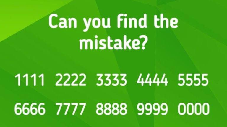 “Brain Teaser Puzzle”: Spot The Mistake In This Picture Puzzle In 8 Seconds!