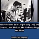 Elvis Performed This Gospel Song Only Once In Concert, And He Left The Audience Begging For More