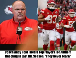 “Not On My Field”: Coach Andy Reid Fires 3 Top Players On The Spot For Anthem Kneeling