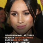 ‘Omg’: Meghan Markle, 42, Spotted in $98 Denim Outfit in Public Outing with Prince Harry