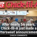 Chick-fil-A recently shared a poignant update after over half a century in business…