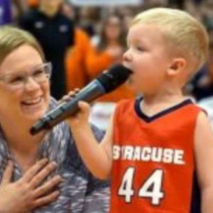 “Young, Talented and Brave”: Little boy sings the National Anthem to a Stadium Full of Spectators