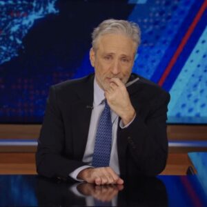 Jon Stewart breaks down in tears announcing beloved dog Dipper has died: “In a world of good boys, he was the best”