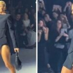 There Was Something Odd About Paris Hilton’s Runway Walk