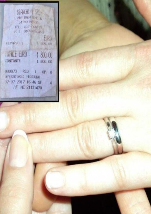Her lover proposed to her and presented her with a stunning diamond ring. When the woman discovered the receipt in his pocket, things changed.