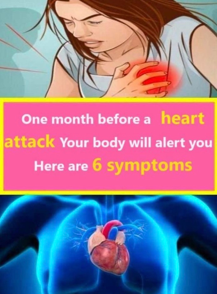 One month before a heart attack – Your body will alert you – Here are 6 symptoms