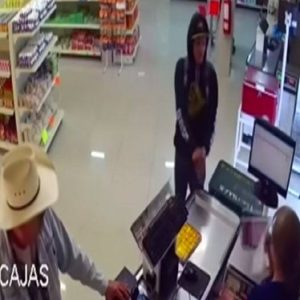 Gunman Holding Up Butcher Shop Confronts Old Cowboy, Gets Instant Dose Of Karma