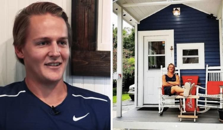 College student builds a tiny house for $15K to live debt-free after becoming sick of paying rent… The end result will amaze you…