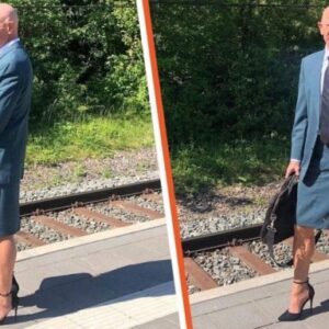 Dad-of-3 Rocks Skirt and High Heels to Work, Makes His Wife Proud