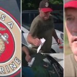 This Marine Dad Put A Sticker On His Car, But The Note He Found On His Windshield Gave Him Chills