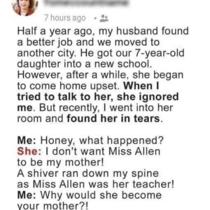 My head dropped when my daughter revealed what she saw!…See the continue in the first comment⬇️