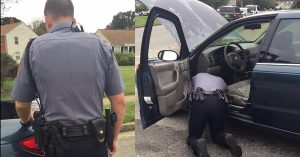 Officer Tells Mom To Pop Trunk Because Brake Light Is Out, Has No Idea She’s Recording Him