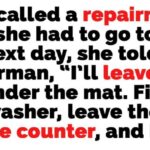 A good laugh: Wife left instructions for the repairman but he decided not to listen