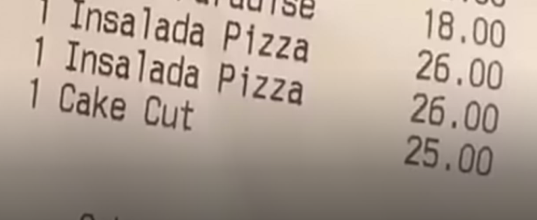 “Uncovering Unforeseen Fees: Customer’s Surprise Over Hidden Charge on Restaurant Bill”