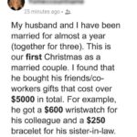 Husband Pays Over $5k For Friends’ & Co-workers’ Christmas Presents, Wife Is ‘Shocked’ Seeing The Price Of Her Gift