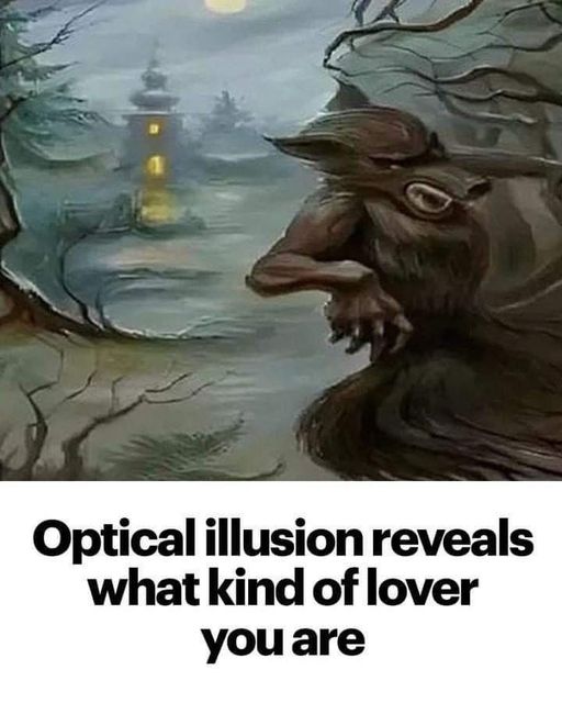 Optical illusion reveals what kind of lover you are