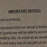 Couple’s Wedding Invitation Is Causing Outrage From All The Guests