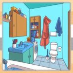 Optical illusion test: Only 2% can detect headphones hidden in the bathroom