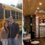 The man spent 25,000 dollars on an old bus and turned it into a wonderful house. He rents out the house to tourists