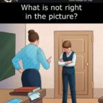 What is not right in the picture?