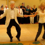 Elderly Couple Take To The Dance Floor, Then the Music Starts and They Decide to Respond