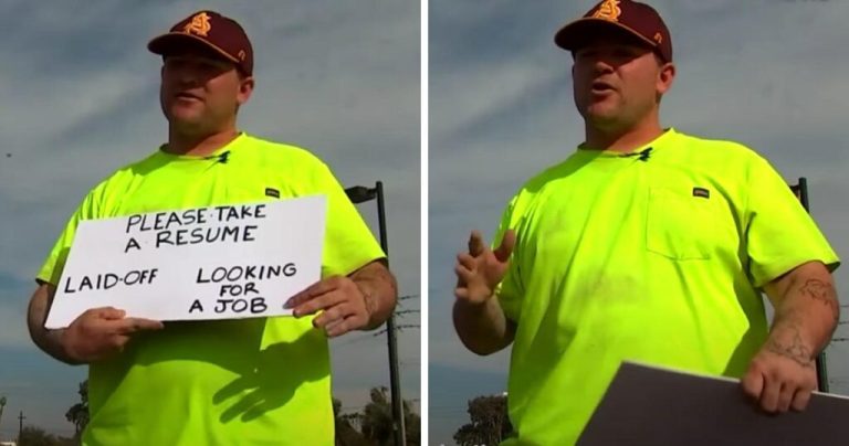 Father Hands Out 200 Resumes In 110 Degree Heat After Being Let Go And Gets lnundated With Job Offers
