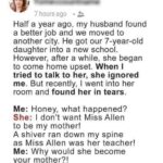 My head dropped when my daughter revealed what she saw!