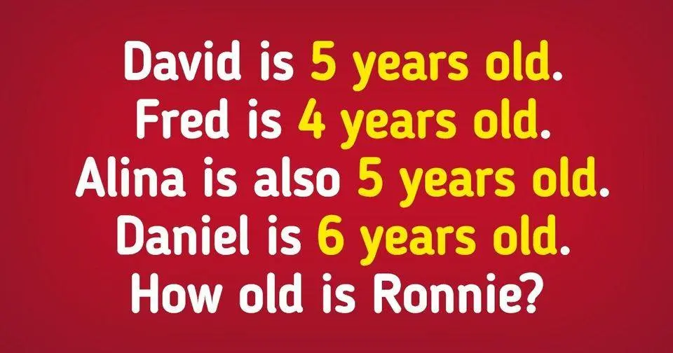 A Riddle That Is Like Push-Up for Your Brain