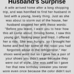 HUSBAND’S SURPRISE