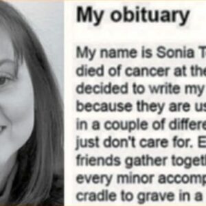 38-year-old woman wrote her own obituary, we aII need to read it