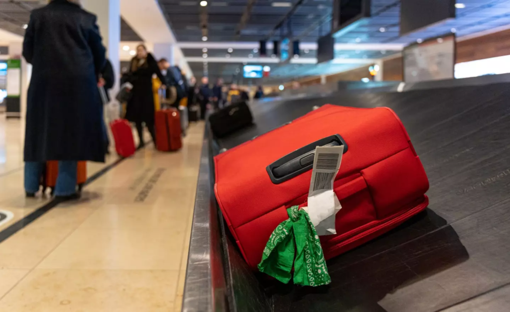 If you are a baggage handler, here’s why you never should tie anything to your suitcase