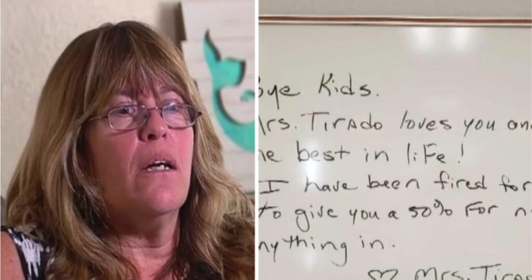 Teacher’s Fired But Before Taking Off Writes Message On Board For Students That Has School Up In Arms.