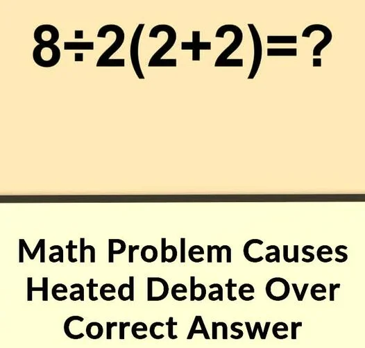 Math Problem Sparks Controversy: The Battle of Interpretations