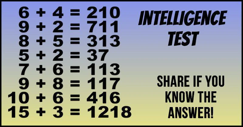 You Are A Genius If You Can Solve This Math Issue