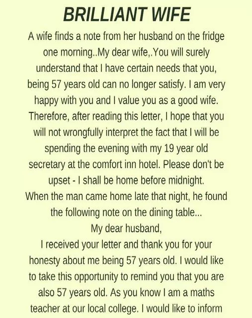 OUTSTANDING WIFE! (COMICAL STORY)