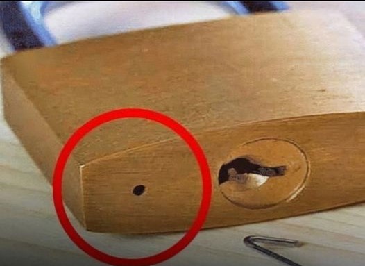 What is That Little Hole At The Bottom of a Padlock For?