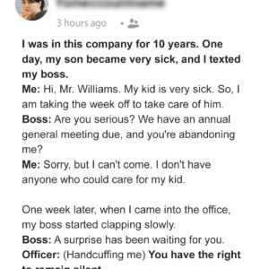 What my boss did and how my story ended are in