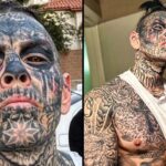 Man Who Spent $70,000 On Tattoos Shares ‘Unrecognisable’ Before Photos Without Ink