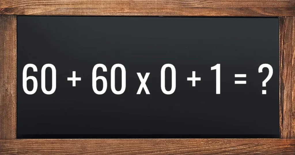 Check Your Ability by Seeing If You Can Solve This Math Question?