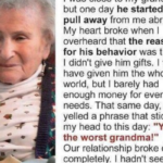 My Grandson Told Me I’m the Worst Grandma, 8 Years Later He Appears at My Doorstep on His Knees – Story of the Day